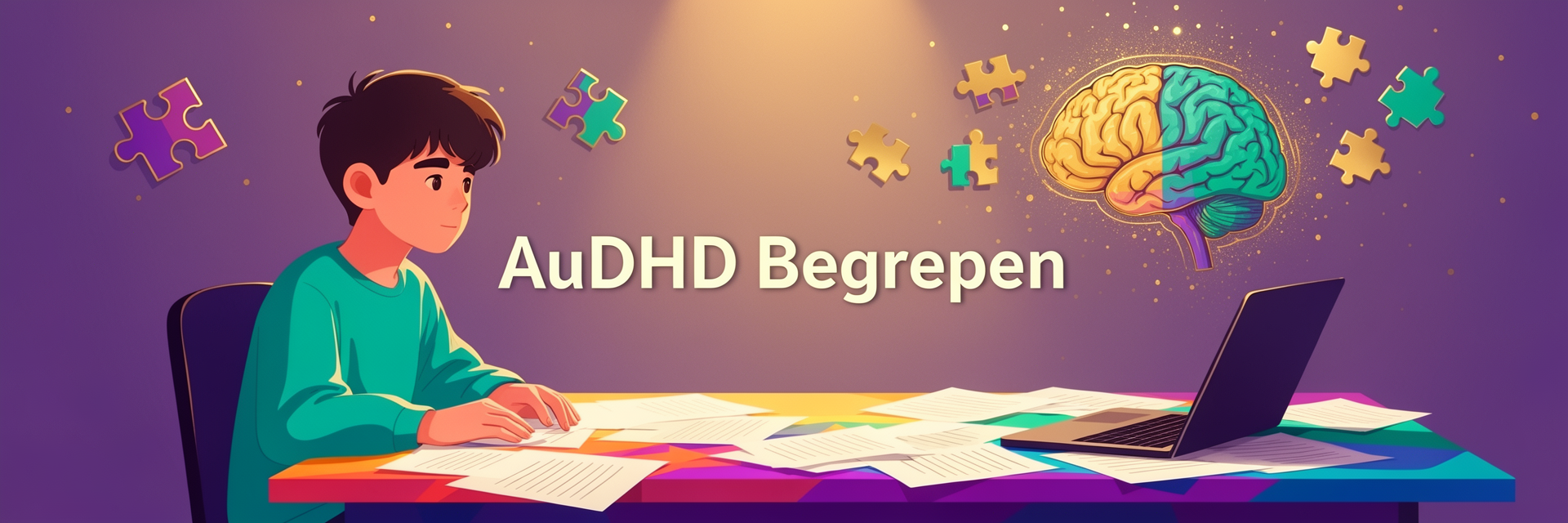 Coverafbeelding voor AuDHD: Autisme én ADHD samen
